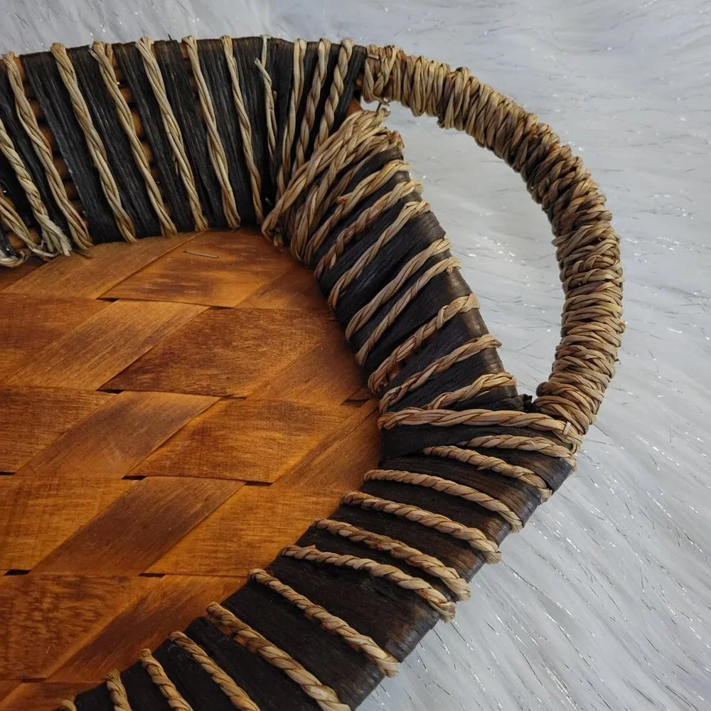 Oval Wooden Basket